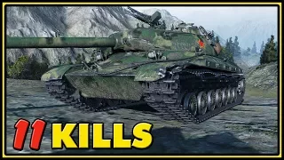 WZ-111 5A - 11 Kills - 1 VS 6 - World of Tanks Gameplay