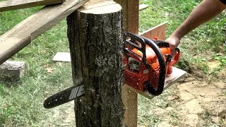 Making A Quick and Dirty VERTICAL Chainsaw Mill