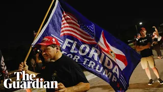 Trump supporters gather after FBI searches his Mar-a-Lago home