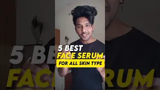 5 Best face serum for Men 🔥 #shorts #grooming #skin #skincare #serum #faceserum #clearskin #facecare