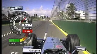 F1 2006 Australia - Kimi Raikkonen Onboard Lap (Q2)