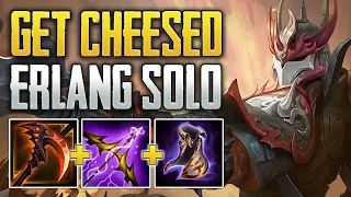 HITTING THE ATTACK SPEED CAP WITH 1 ITEM! Erlang Shen Solo Gameplay (SMITE Conquest)