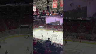 All Rangers fans at the Canes game!