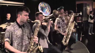 Lucky Chops - medley  Mr. Saxobeat / Funky Town / Bad Romance/ I Feel Good 4/17/15