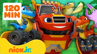 Blaze and the Monster Machines | Compilação dos Melhores Resgates de Animais de Blaze 🐯 | Nick Jr.