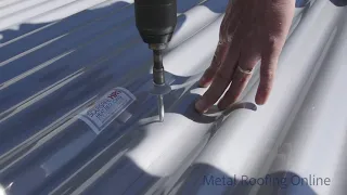 Highlight: Clearfix Fasteners drilled into Polycarbonate Roofing Sheets  | Metal Roofing Online