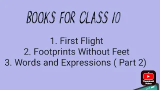 Books for class 10