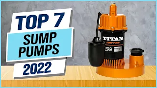 Top 7 Best Sump Pumps 2023