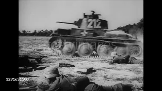 German invasion of France, WW2 (REAL Footage)