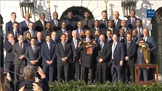 NBA Champion Cleveland Cavaliers At White House - Full Event