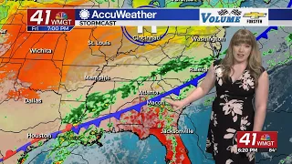 Rain and storms increase Friday, ahead of weekend cool down