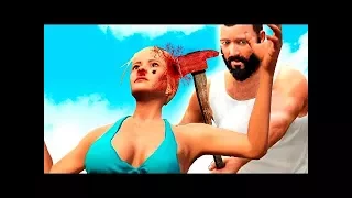 GTA 5 Брутальные убийства в игре Девочки в купальниках смешные моменты