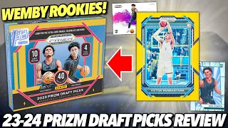 *WEMBANYAMA ROOKIES HAVE ARRIVED! 😮🔥* 2023-24 Panini Prizm Draft Picks Basketball FOTL Hobby Box