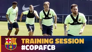 Players return to training to prepare for Copa del Rey Final