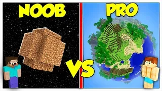 PIANETA NOOB CONTRO PIANETA PRO! - Minecraft ITA