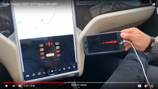 Tesla “Knight 2000” KITT Mod with APP