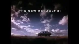 New Renault 21 UK advert 80's "I Feel Free" "Renault Build A Better Car"