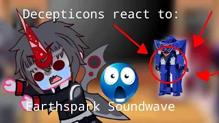 Transformers Prime react to a Soundwave AU.  [GCRV]