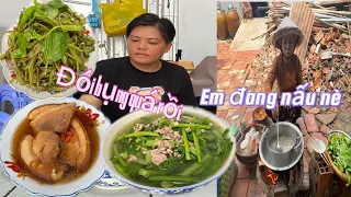 Bao ngày chờ đợi hôm nay hai đứa em thả cá ra và làm bữa cơm đơn giản đúng chất miền tây cả nhà ơi!