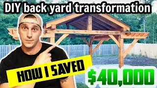 Back Yard Pavilion and Patio Build Part 1
