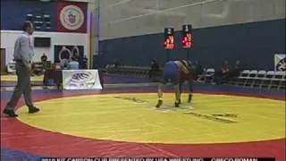 55kg: Spenser Mango (USA) vs. Li (China)