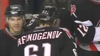 Max Afinogenov's brilliant New Year Eve hat trick vs Capitals (31 dec 2003)