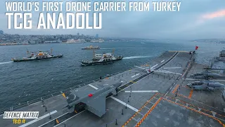 World's first drone carrier from Turkey | TCG Anadolu | हिंदी में