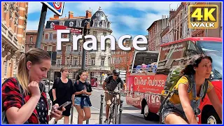 【4K】WALK Toulouse FRANCE vlog - Notre Dame de la Dalbade