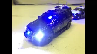 Daniel's custom 1:64 Chevy Tahoe PPV CIA diecast police model with working lights