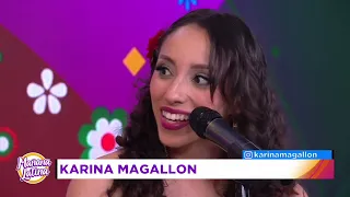 Vision Latina TV en el show de Mañana Latina cantando en vivo- Cafecito by Karina Magallon