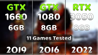 GTX 1660 Super vs GTX 1080 vs RTX 3050 | Budget king????🤔