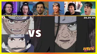 Orochimaru🐍 Vs Naruto and Sasuke | Reaction Mashup [Naruto 28,29,30] ナルト