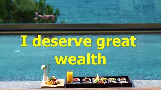 4K Visualisation Abundance, Luxury life, Wealth, Money! I am Affirmation attract Riches, Prosperity