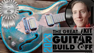 Copper Leaf Patina Hollow "PRS" | Full Build | Great Guitar Build Off 2023 Kit - 2nd Place