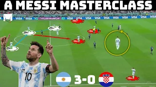 Tactical Analysis : Argentina 3-0 Croatia | Messi Magic Gets it done |