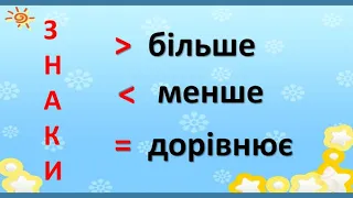 Знаки більше,менше, дорівнює.Логіко- математичний розвиток.Старша група