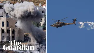 Israeli attack helicopters fire missiles into West Bank city