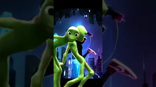 Green Alien Dance | El Chombo - Dame Tu Cosita feat. Cutty Ranks - Yeşil Uzaylı Dansı #shorts​