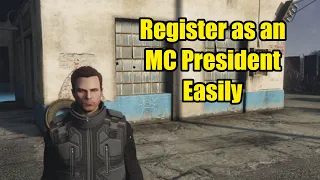 How To Register as an MC President in GTA V Online