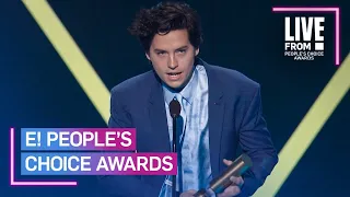 Cole Sprouse Has Wise Words for DiCaprio and Pitt After PCAs Win | E! People’s Choice Awards