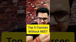 Top 5 Courses Without NEET🔥🔥 | PCB Career Options except NEET | #shorts #ashortaday
