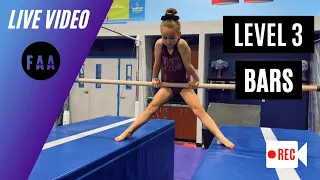 Level 3 Bars Live with Coach Victoria (Level 3 Routines)