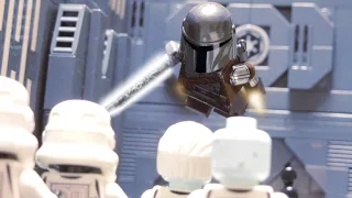 Lego Star Wars Stop Motion Film: The Mandalorian vs Zombies
