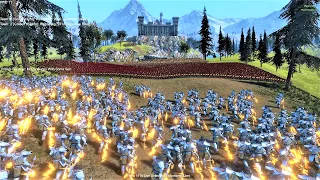 10K Evil Soul Tyrant Army Vs Heroes Lay Siege to Castle Ultimate Epic Battle Simulator