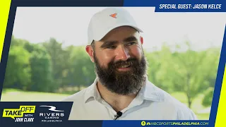 Jason Kelce on still hanging around Eagles' facility, transition to TV & Beach Bash | Takeoff
