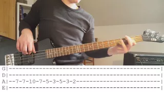 The White Stripes - Seven Nation Army (Bass Cover + Tabs)