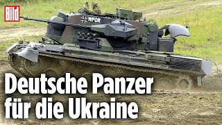 Bundesregierung will Gepard-Panzer an die Ukraine liefern