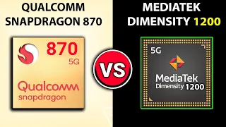 🔥 Dimensity 1200 Vs Snapdragon 870 | 🤔Which Better? | Mediatek Dimensity 1200 Vs Snapdragon 870