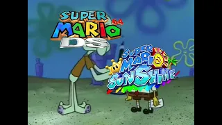 Super Mario 64 DS vs Super Mario Sunshine Music (SpongeBob Wrong Notes meme)