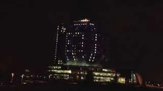 Night View of National Library Minsk